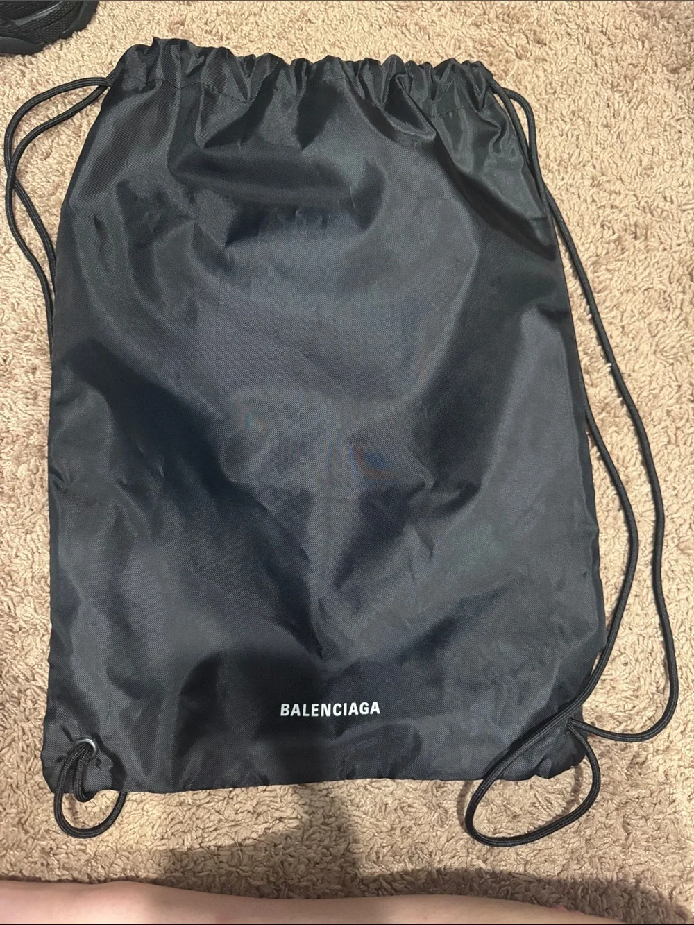 Balenciaga Black Triple S Logo-Print Chunky Sneakers - Picture 4 of 4